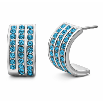 Diamonds Drops on blue. 